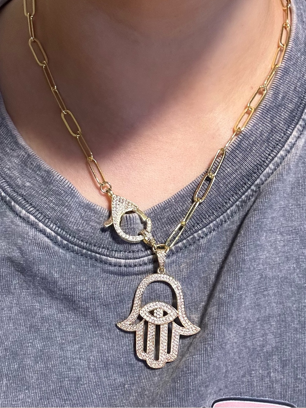 Hamsa Hand/ Buddha Necklace Bundle 🪬